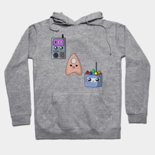 Spooky Cute Kawaii *MEL Meter* *R.E.M Pod* *Ouija* - Ghost Hunting Equipment Hoodie